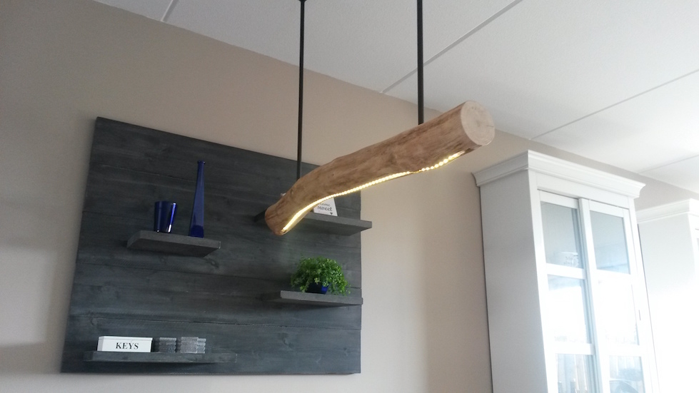 Kruiden gangpad Overvloed Een houten hanglamp geheel op maat in uw eettafel of keuken?