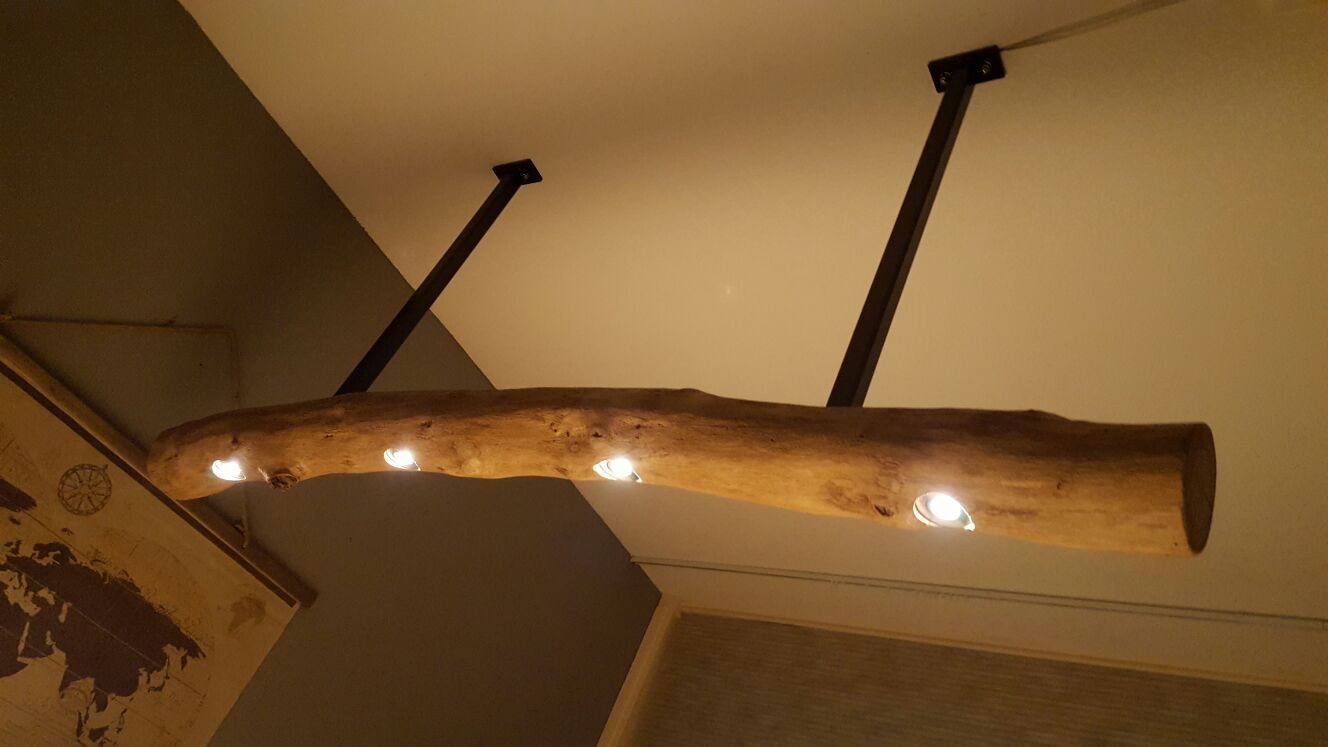 Welp Veluwe Design | Maatwerk lampen uit boomstammen en hout - Boomstam MU-87